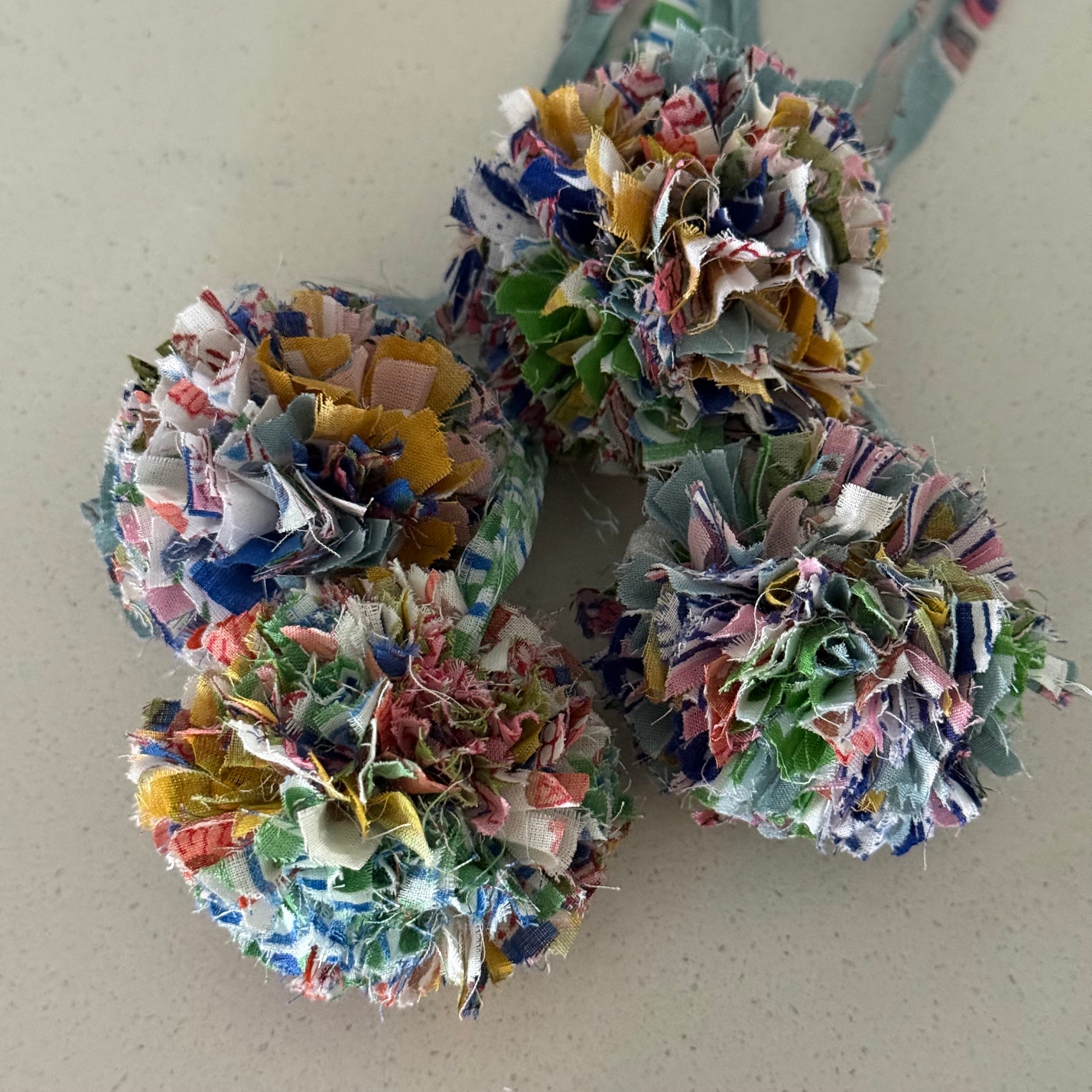Christmas in July: Create Joy with Fabric Pom Poms