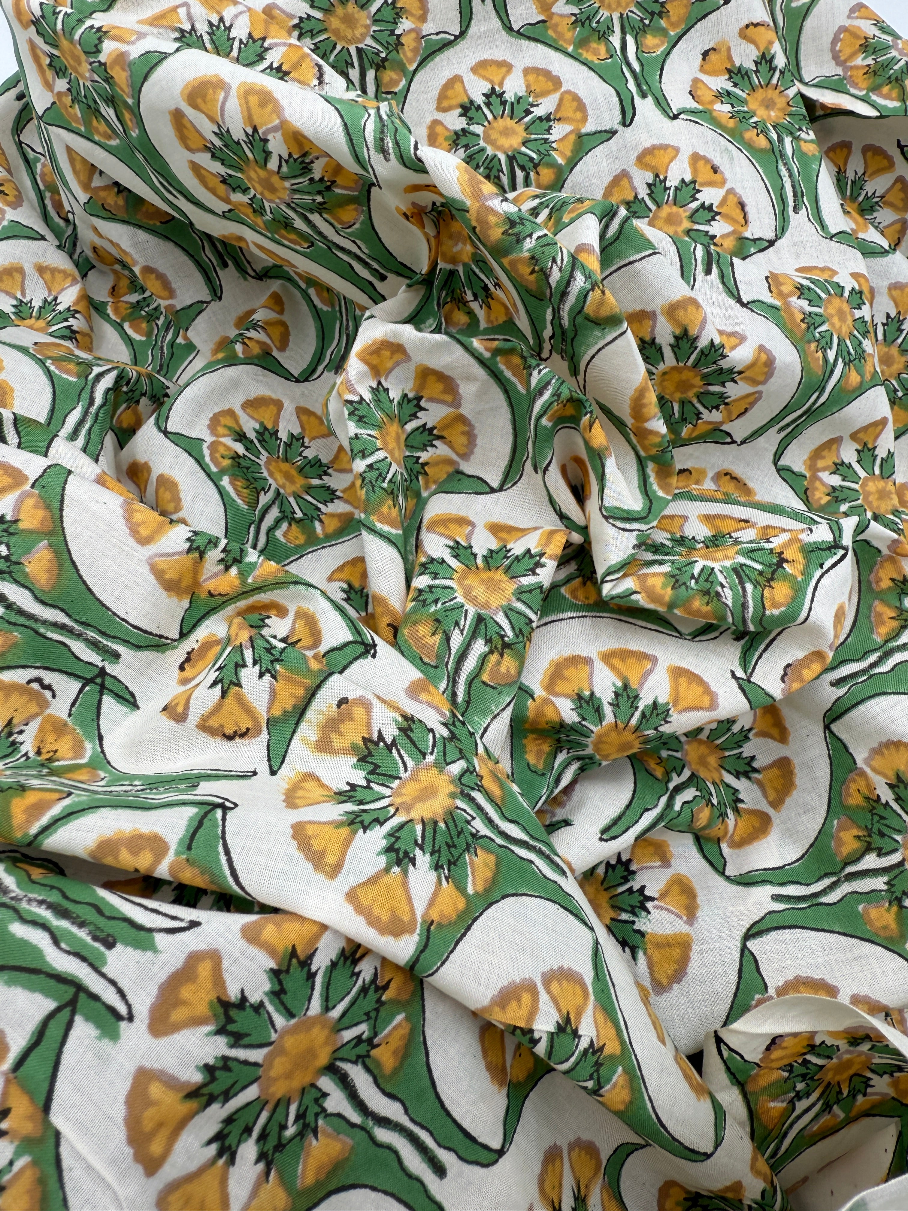 Cotton Block Fabrics - 5 Metre Lengths