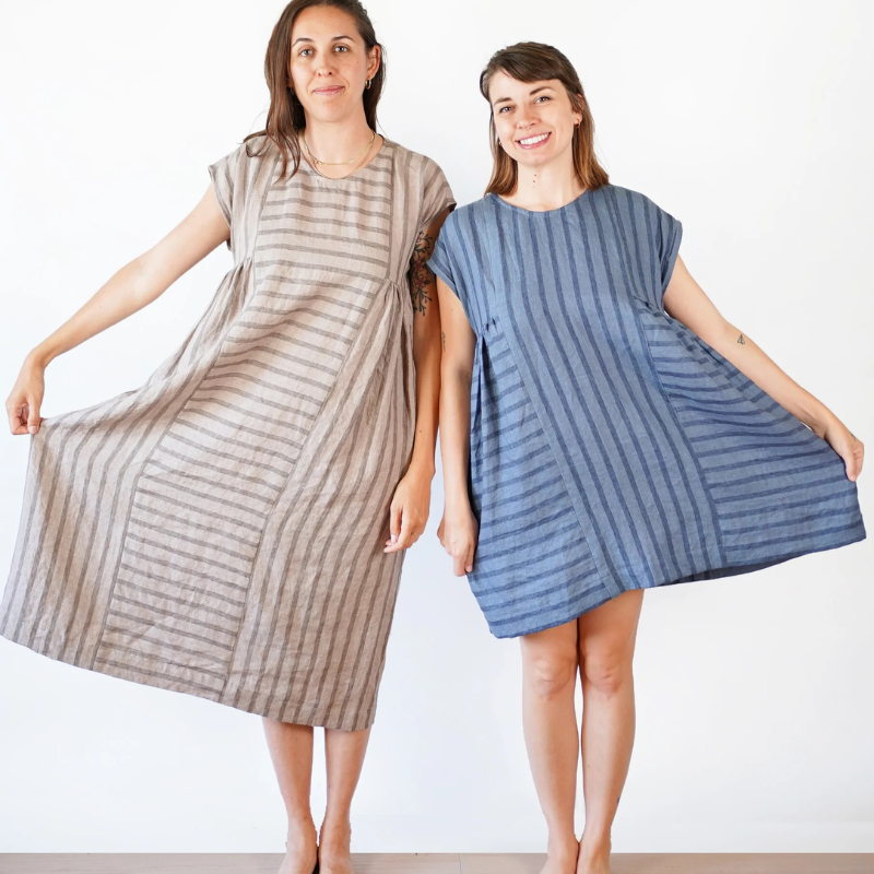 Matchy Matchy Sewing Club Collage Gather Dress PDF Pattern