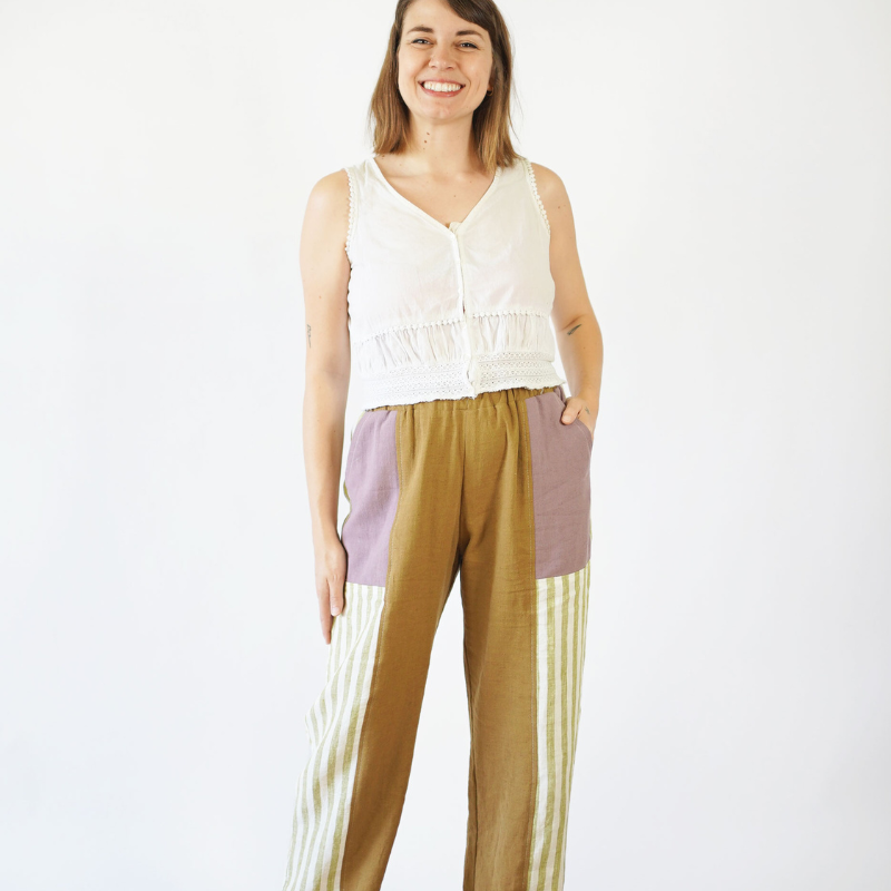 Matchy Matchy Sewing Club Recess Play Pants PDF Pattern
