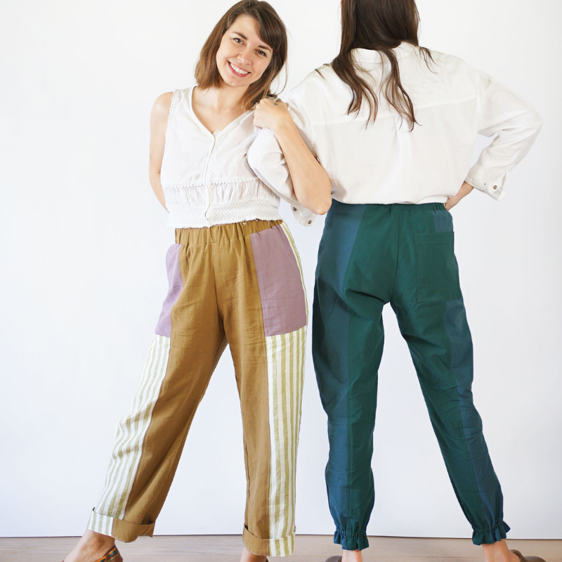 Matchy Matchy Sewing Club Recess Play Pants PDF Pattern