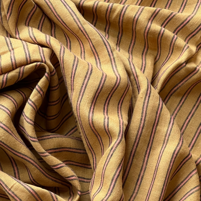 Amber Tracks Linen Cotton Blend