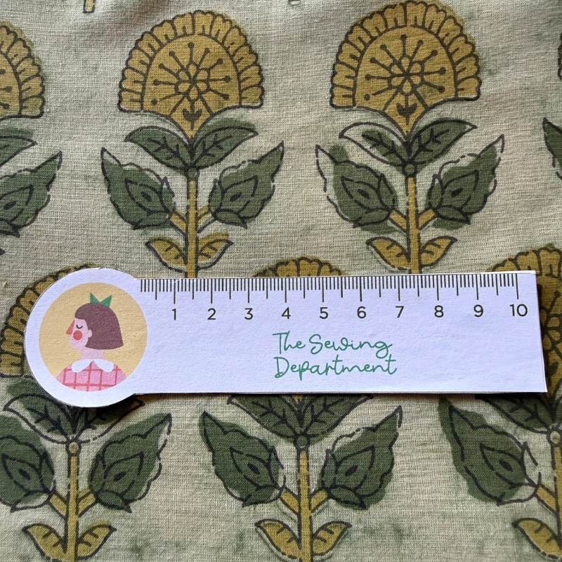 Josie Gold Cotton Block