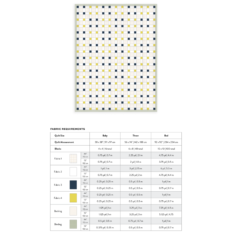 Matchy Matchy Sewing Club Picnic Square Quilt PDF Pattern