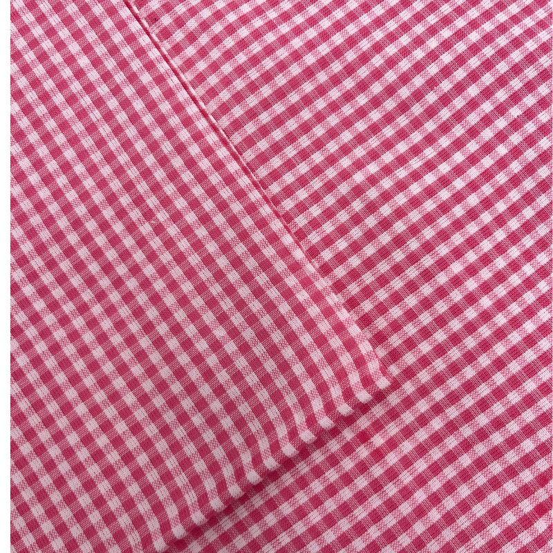 Picnic Pink Cotton Gingham