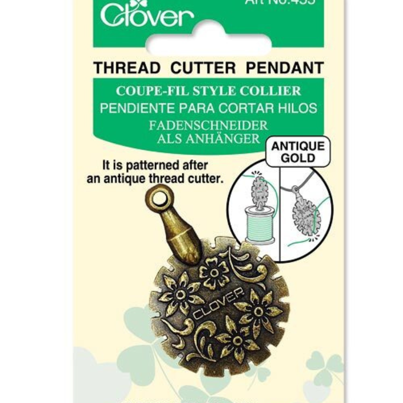 Clover Thread Cutter Pendant