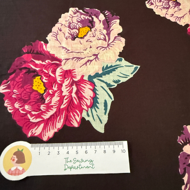 Peony Garden Black