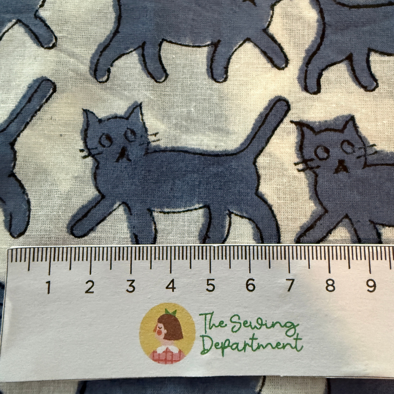 Here Kitty Kitty Cotton Block