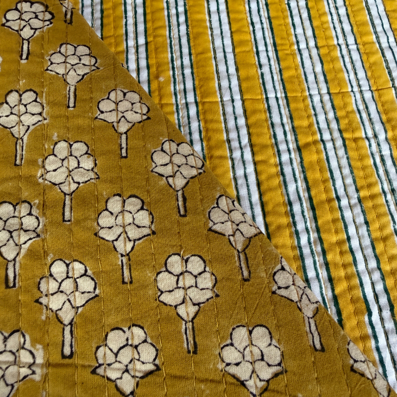 Quilted Cotton Block - Sunny