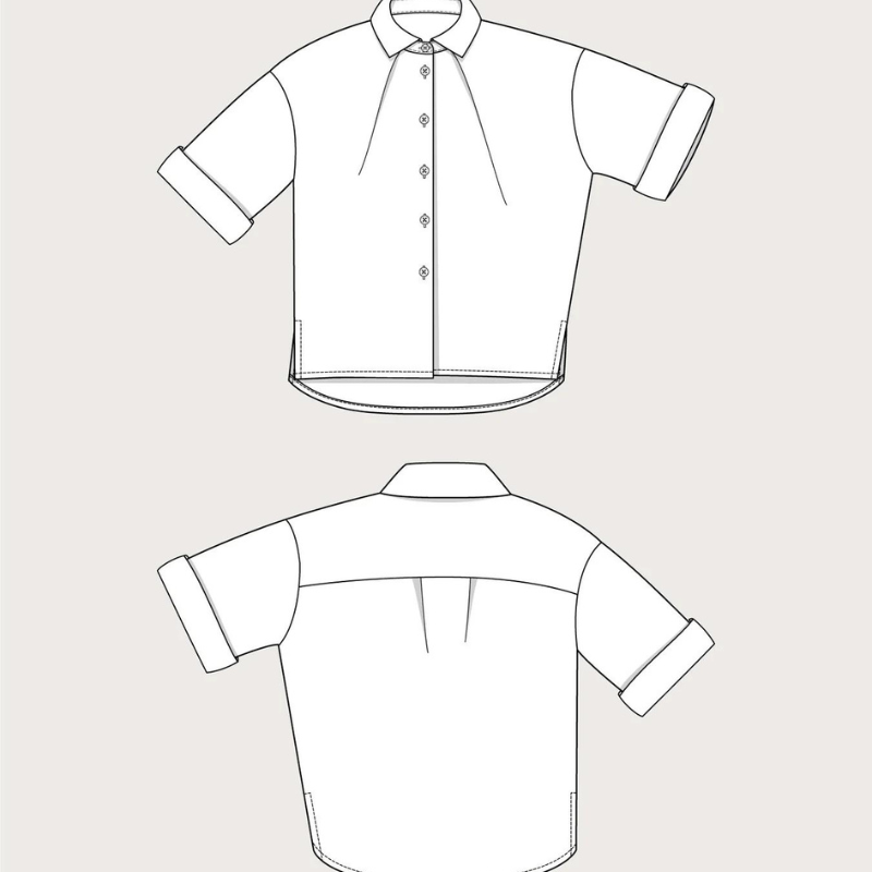 Front Pleat Shirt