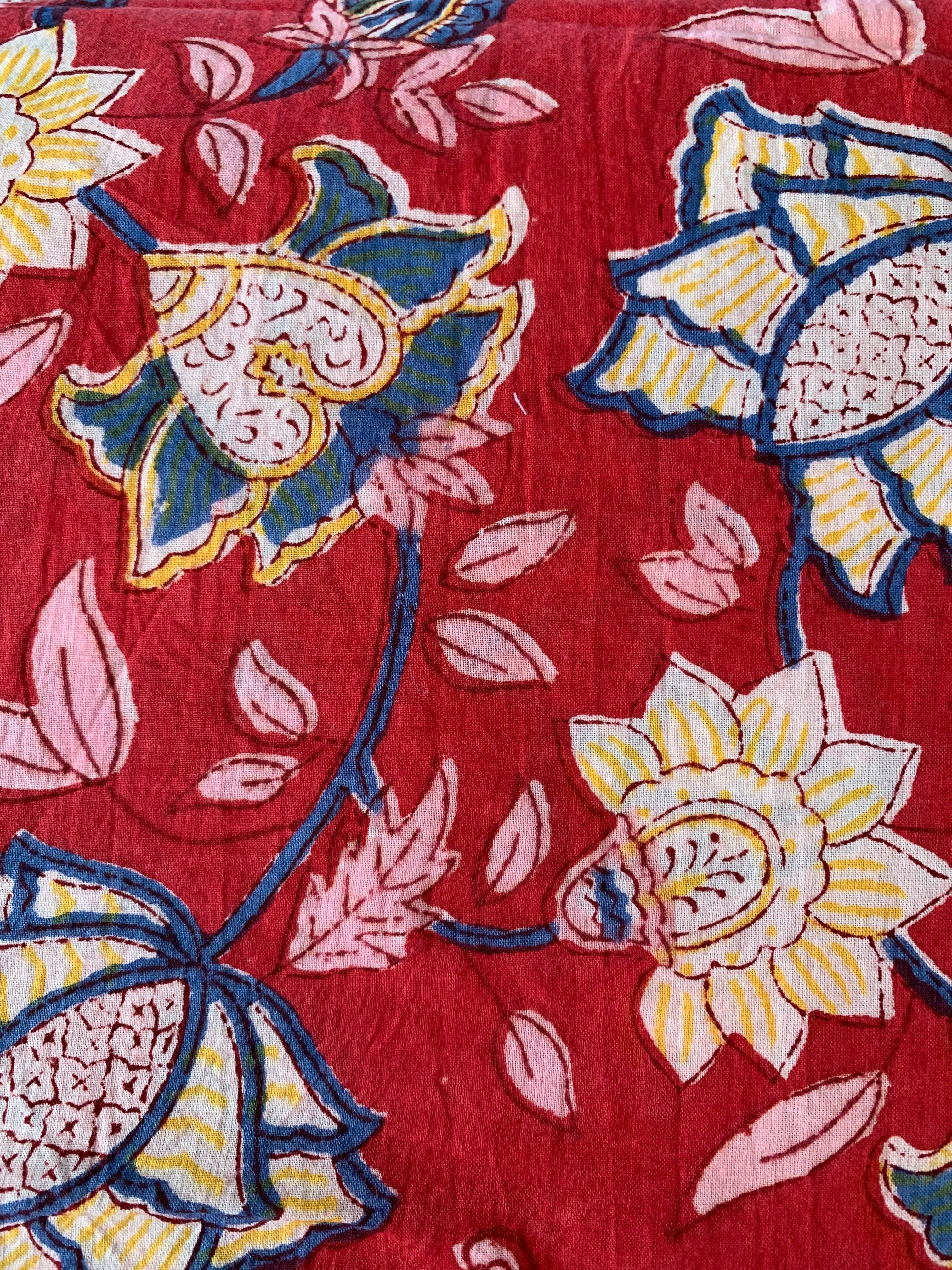 Cotton Block Fabrics - 5 Metre Lengths