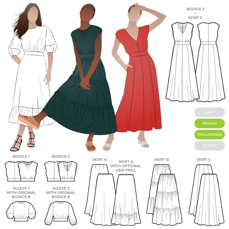 Trinnie Woven Dress Extension Pack