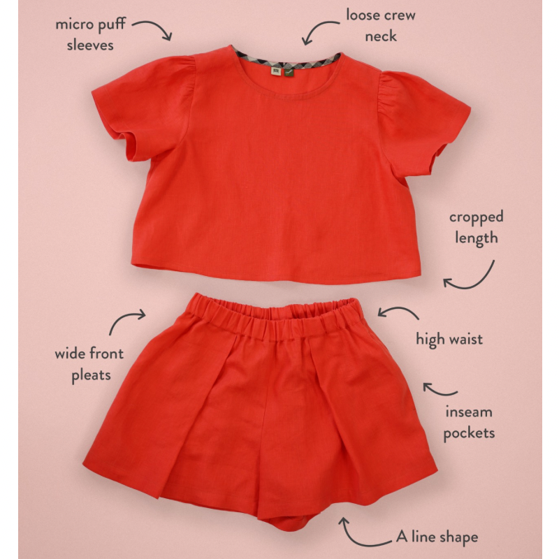 Matchy Matchy Sewing Club High Tide Set PDF Pattern