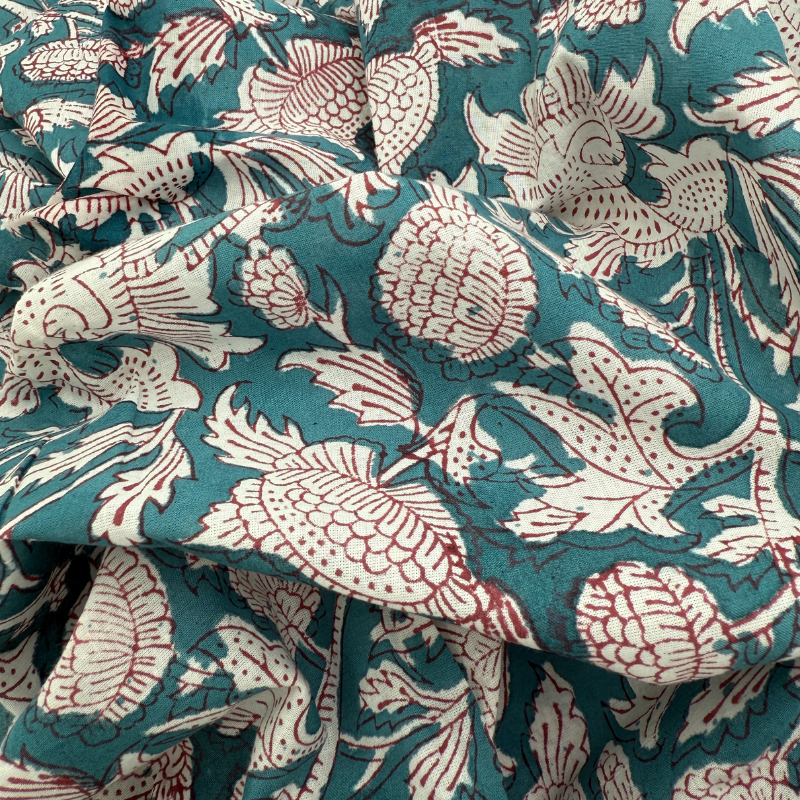 Teal Paisley Paradise