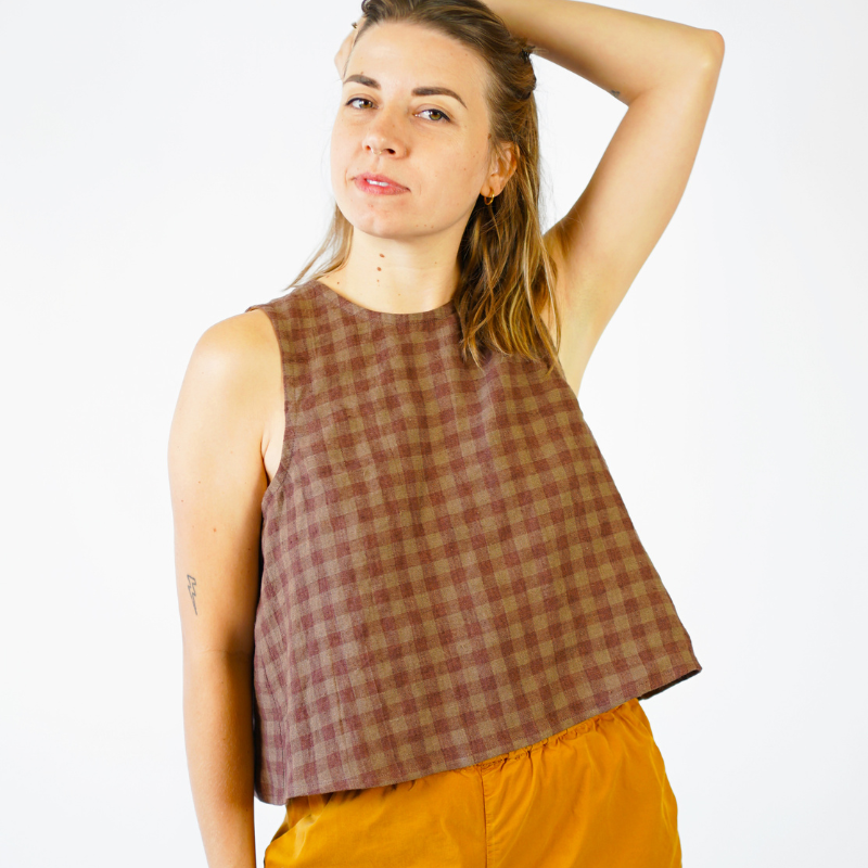 Matchy Matchy Sewing Club Open Back Smock Top PDF Pattern