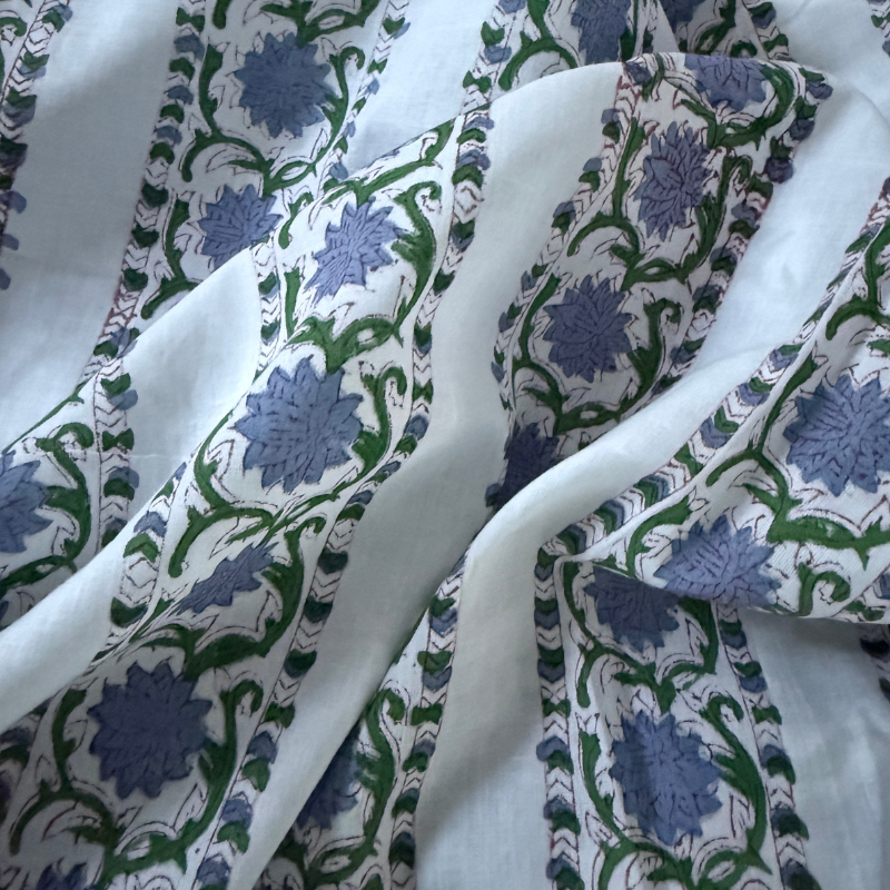 Soft Lilac Bloom Cotton Block