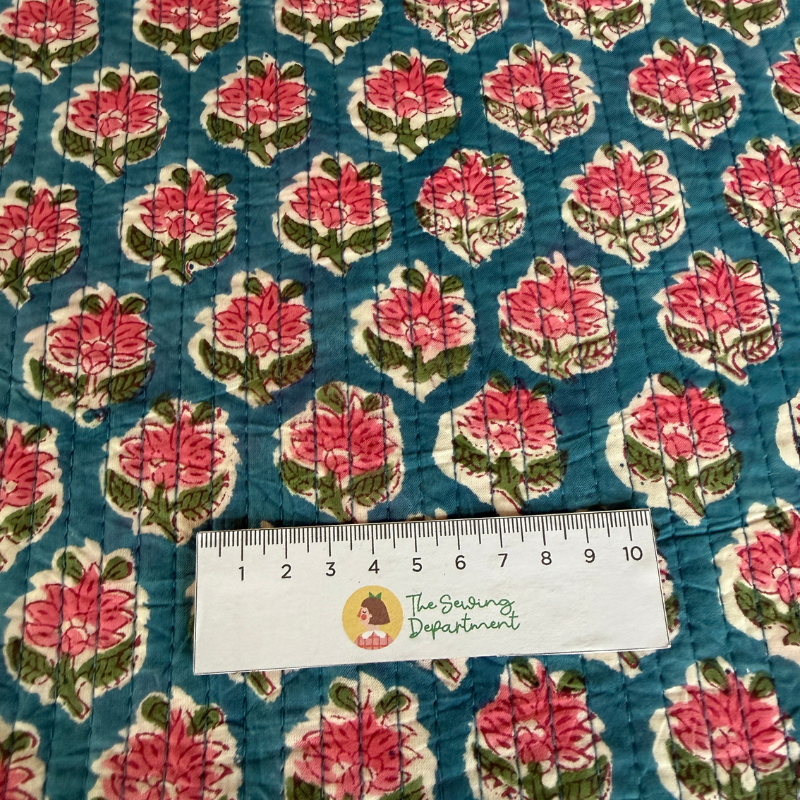 Quilted Cotton Block - Estella
