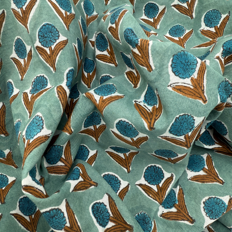 Cotton Block Fabrics - 5 Metre Lengths