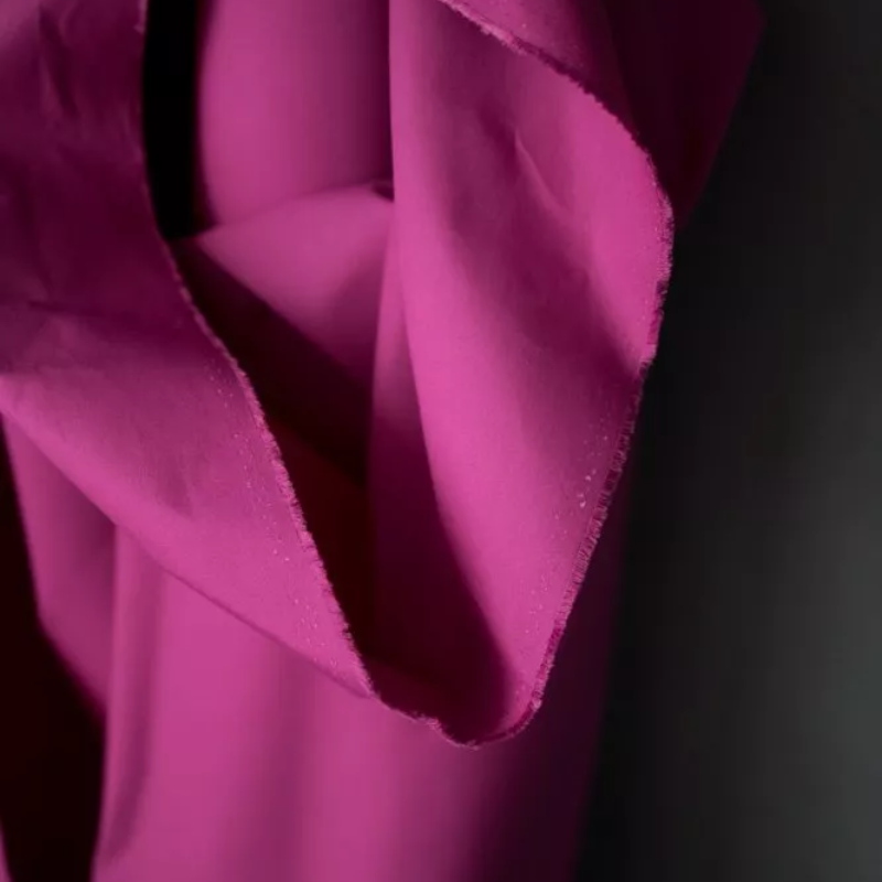 Dry Organic Cotton Oilskin Magenta