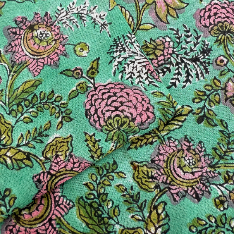Seaglass Cotton Block Print
