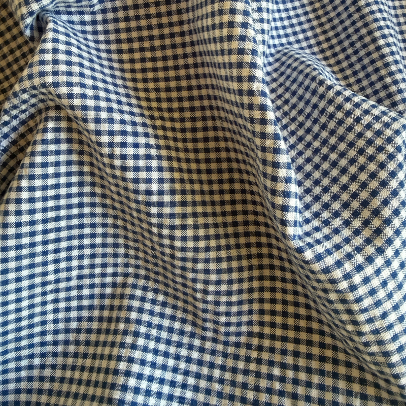 Sapphire Seersucker Check