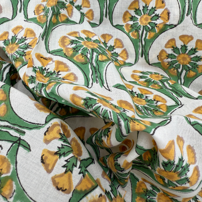 Cotton Block Fabrics - 5 Metre Lengths