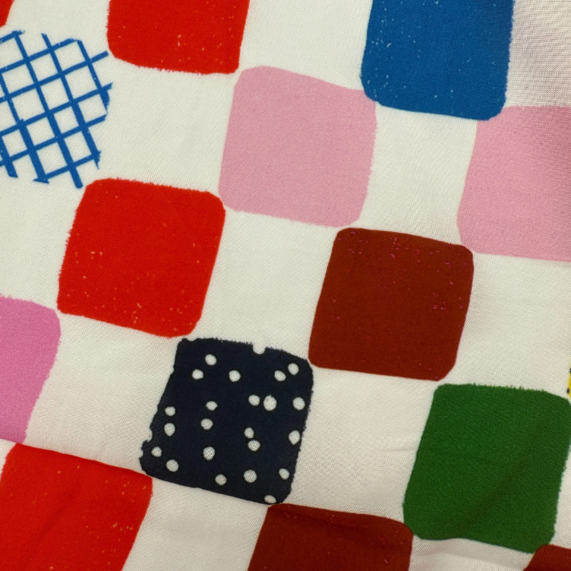 Bond Check Rayon Voile