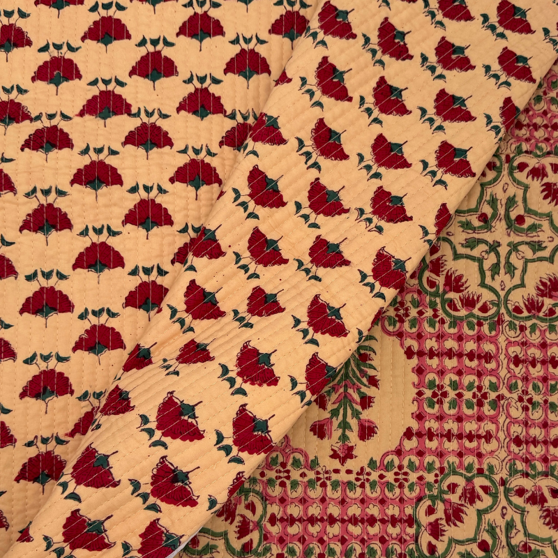 Quilted Cotton Block - Tulsi