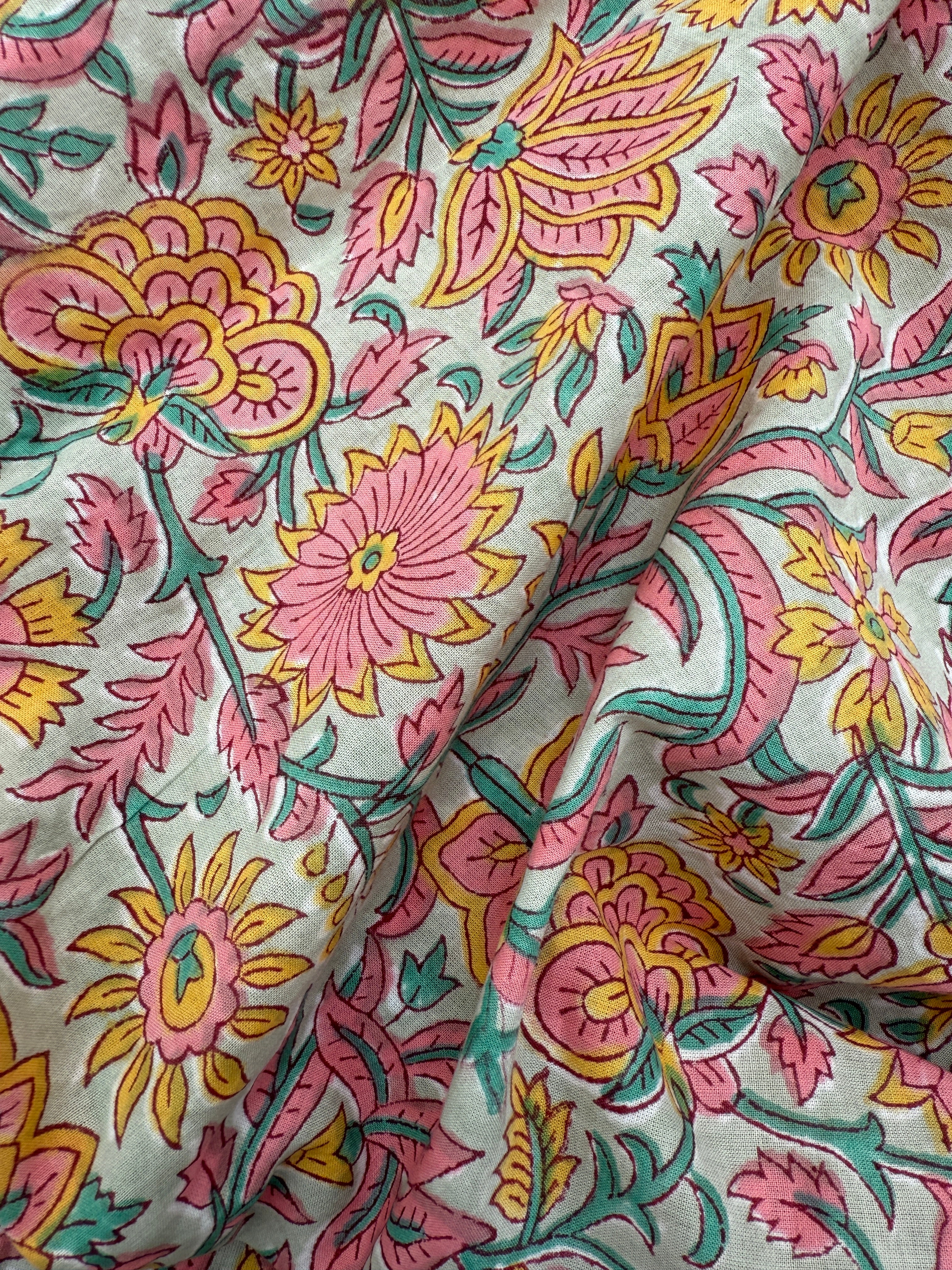 Cotton Block Fabrics - 5 Metre Lengths
