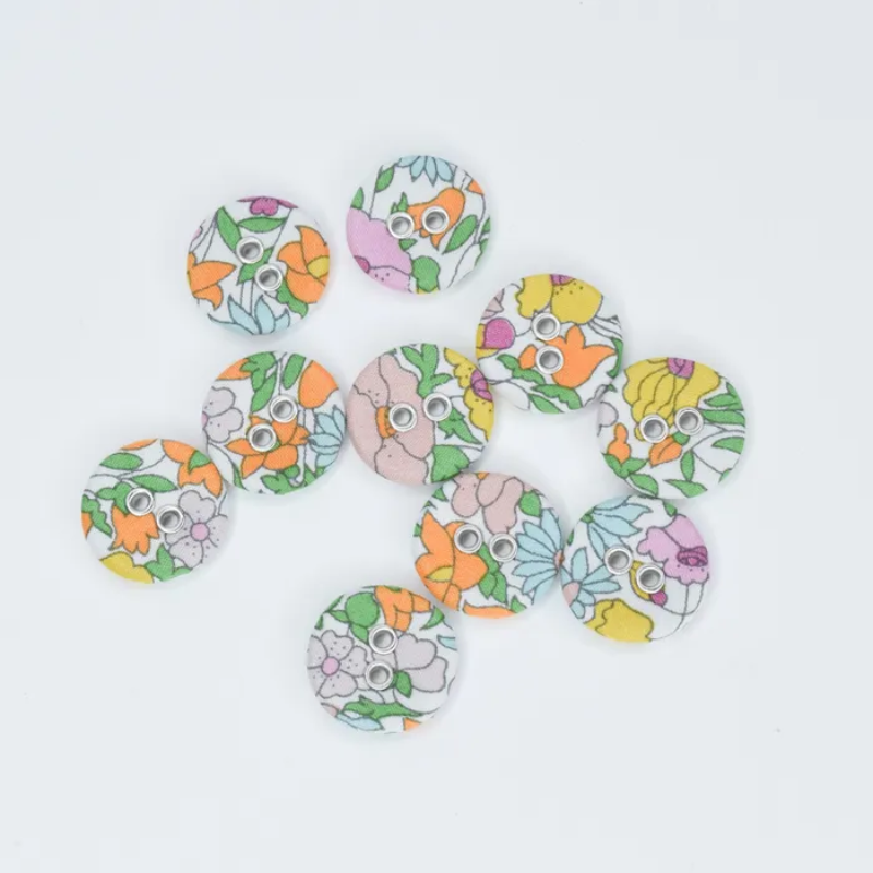 Liberty Buttons - Poppy Forest A
