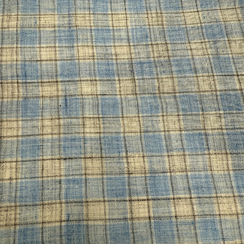 Popi Sky Meadow Check Linen