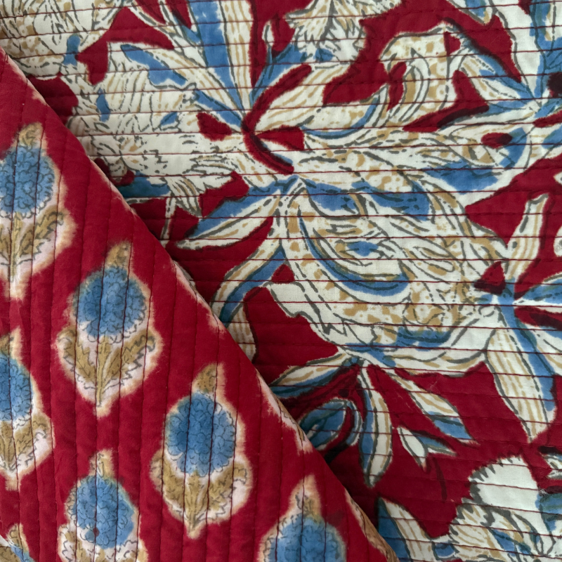 Quilted Cotton Block - Indira Rose