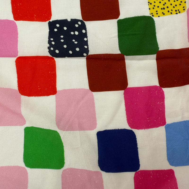 Bond Check Rayon Voile