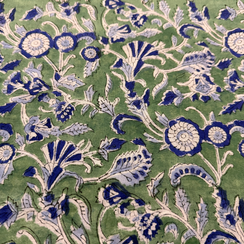 Olive Cotton Block