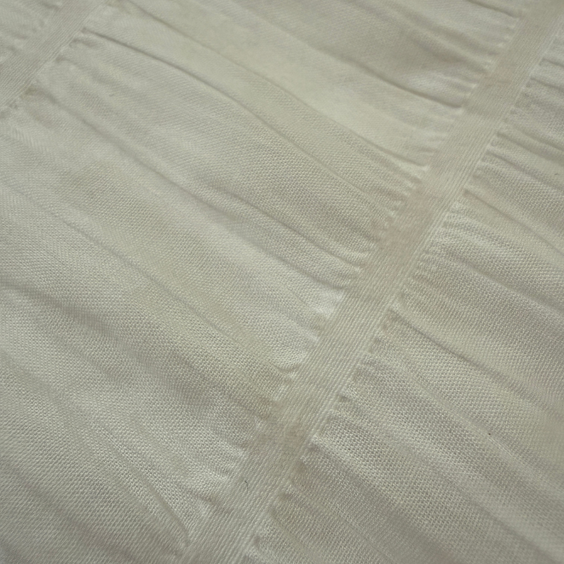 Halo White Cotton Seersucker