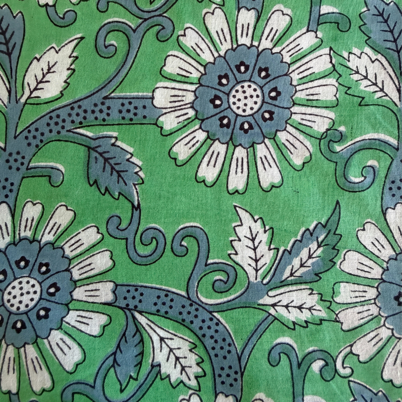 Daisy Scroll Sage Green