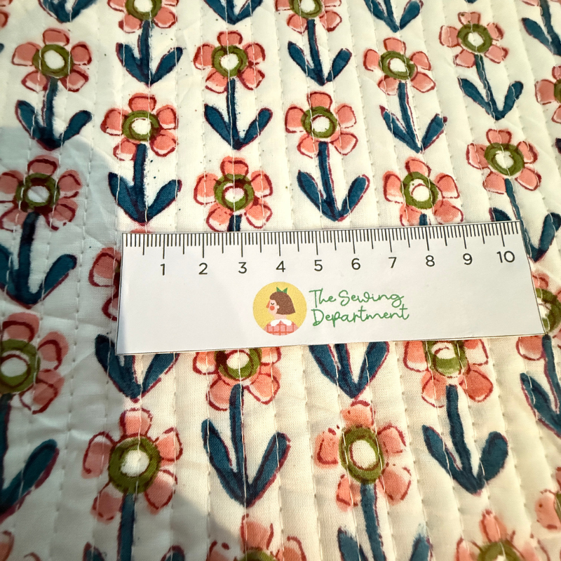 Quilted Cotton Block - Pippa