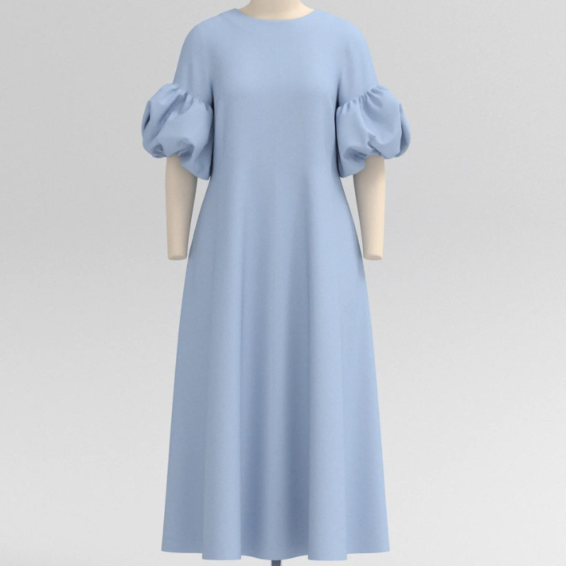 The Assembly Line Balloon Sleeve Dress