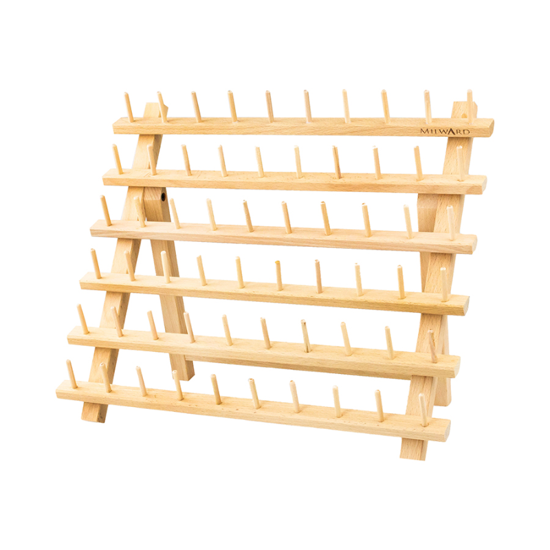 Wooden Spool Rack