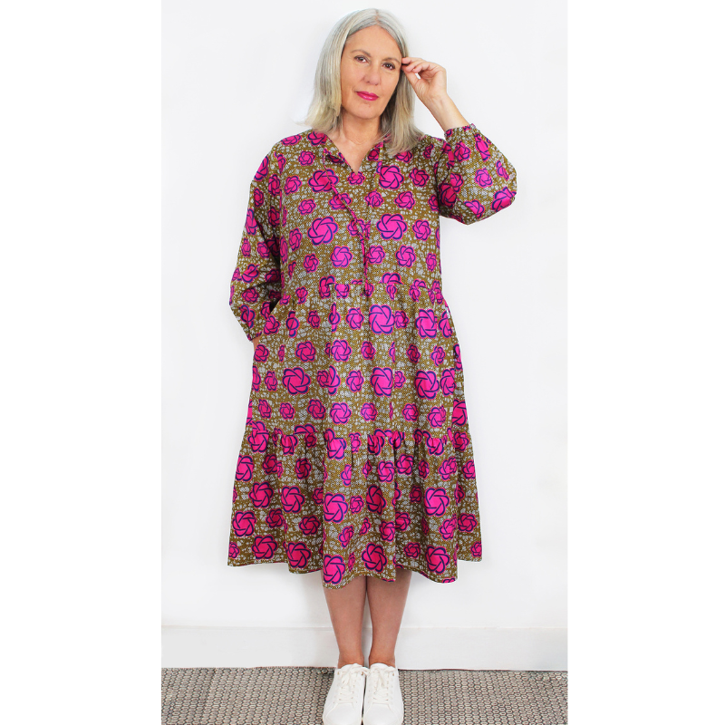 DRESS WITH FRONT TIE DETAIL FRIDA FREEDOM main image 1