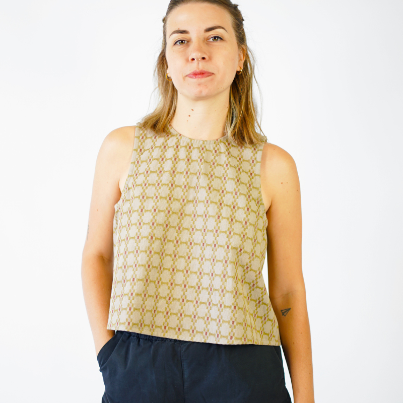 Matchy Matchy Sewing Club Open Back Smock Top PDF Pattern