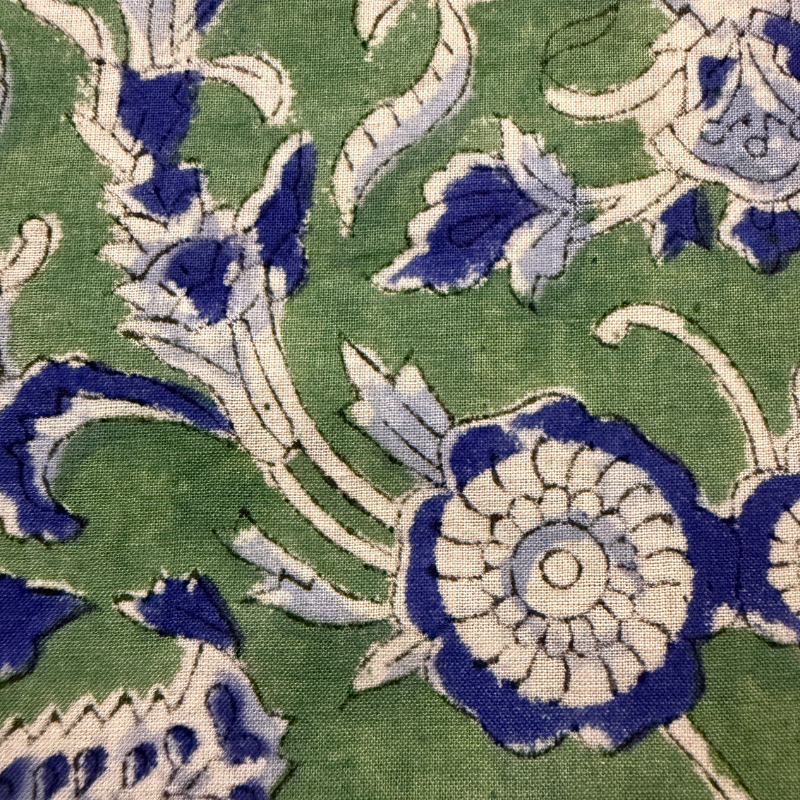 Olive Cotton Block