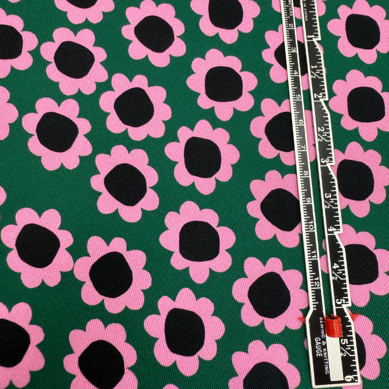 Pink Bud Cotton Denim