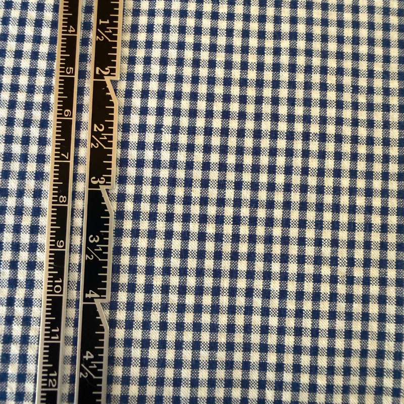 Sapphire Seersucker Check