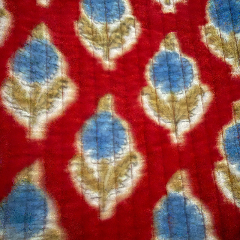 Quilted Cotton Block - Indira Rose