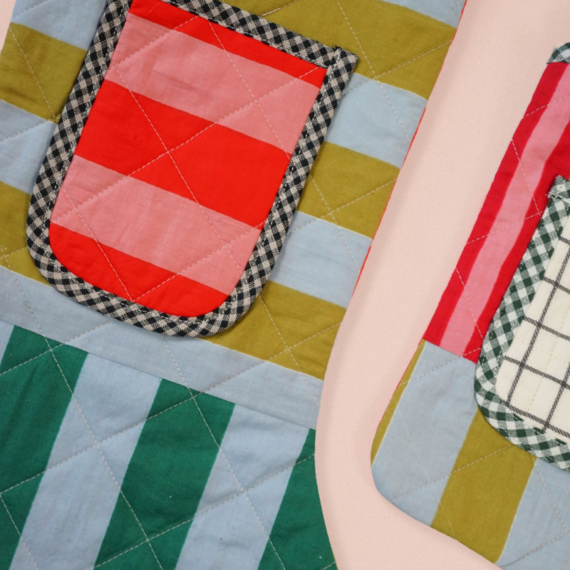 Matchy Matchy Sewing Club Quilted Pocket Stocking
