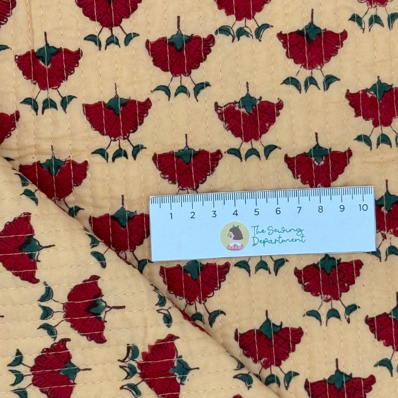 Quilted Cotton Block - Tulsi