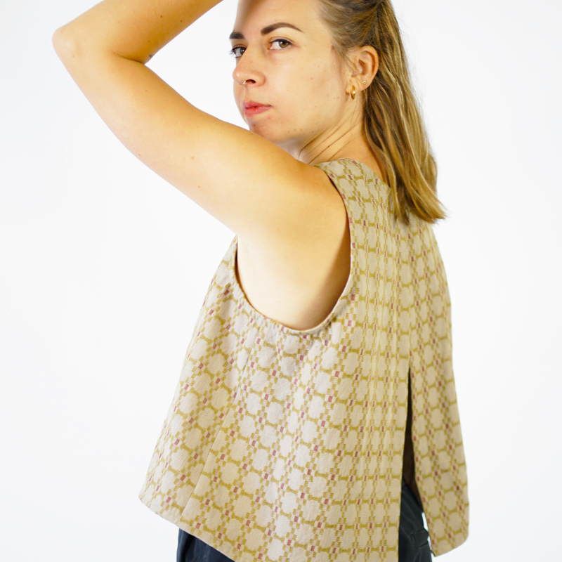 Matchy Matchy Sewing Club Open Back Smock Top PDF Pattern