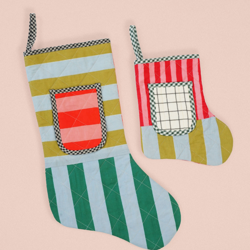 Quilted Pocket Stocking