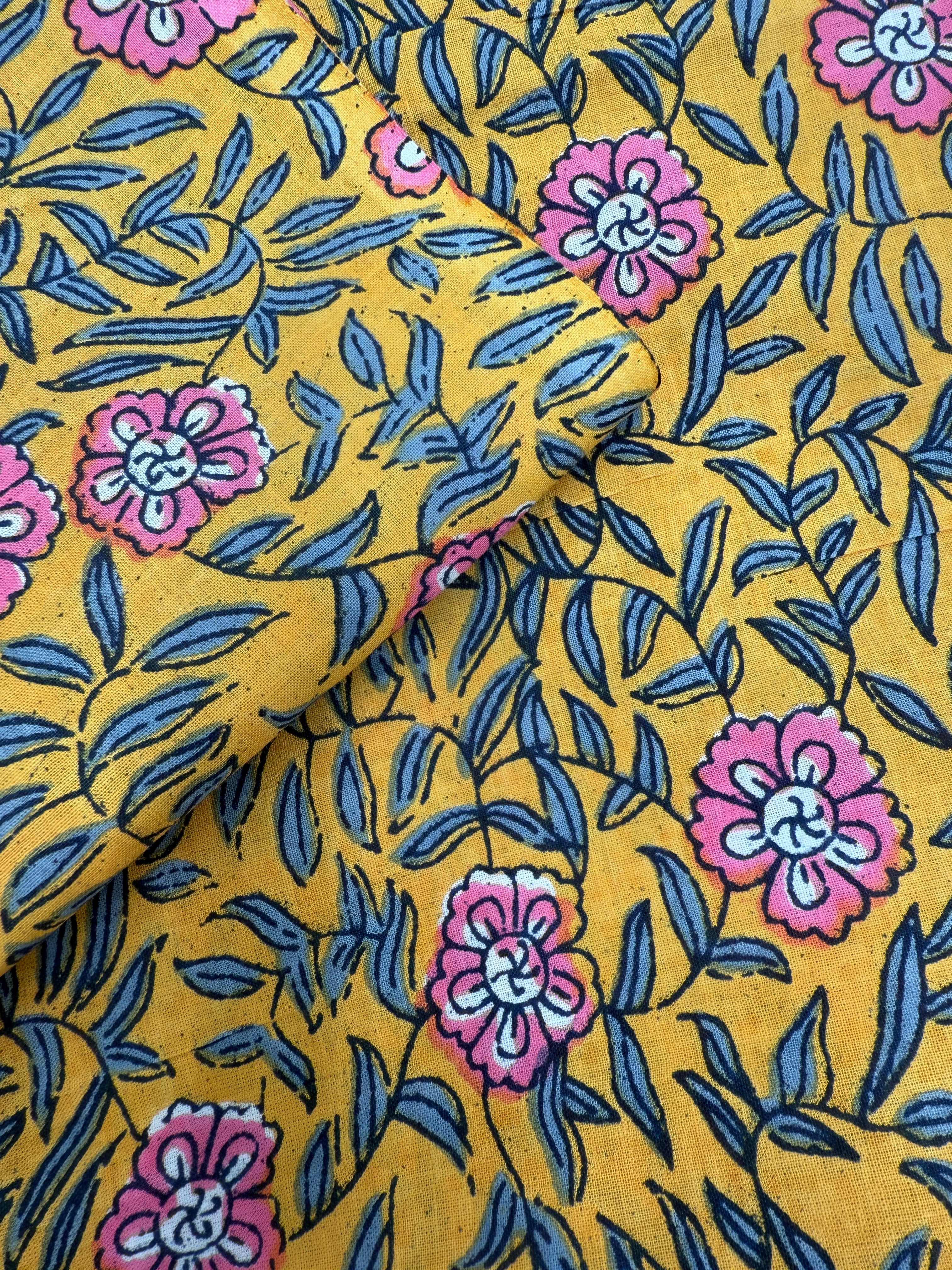 Cotton Block Fabrics - 5 Metre Lengths